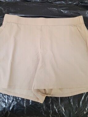 Women’s Tek GearXXL Neutral Beige Pull-On Shorts